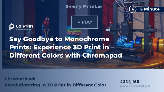 Meet ChromaPad: World's First Multi Filament 3D Printing Pad