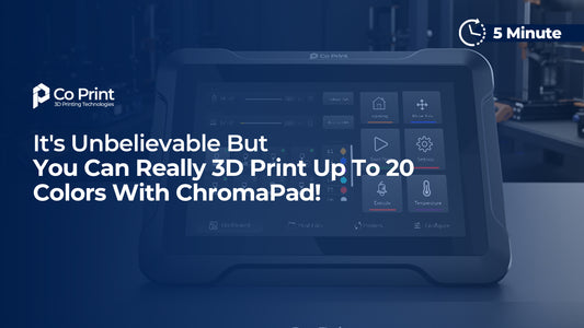 It's Unbelievable But You Can Really 3D Print Up To 20 Colors With ChromaPad!