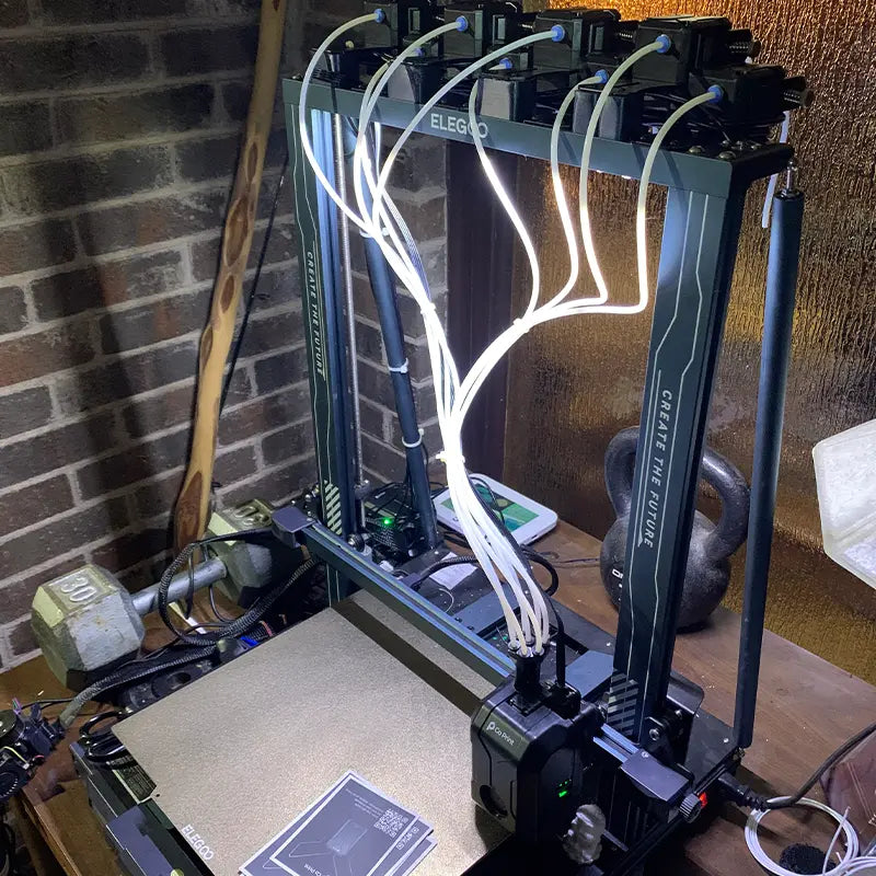 elegoo neptune 4 max with kcm set 8 color