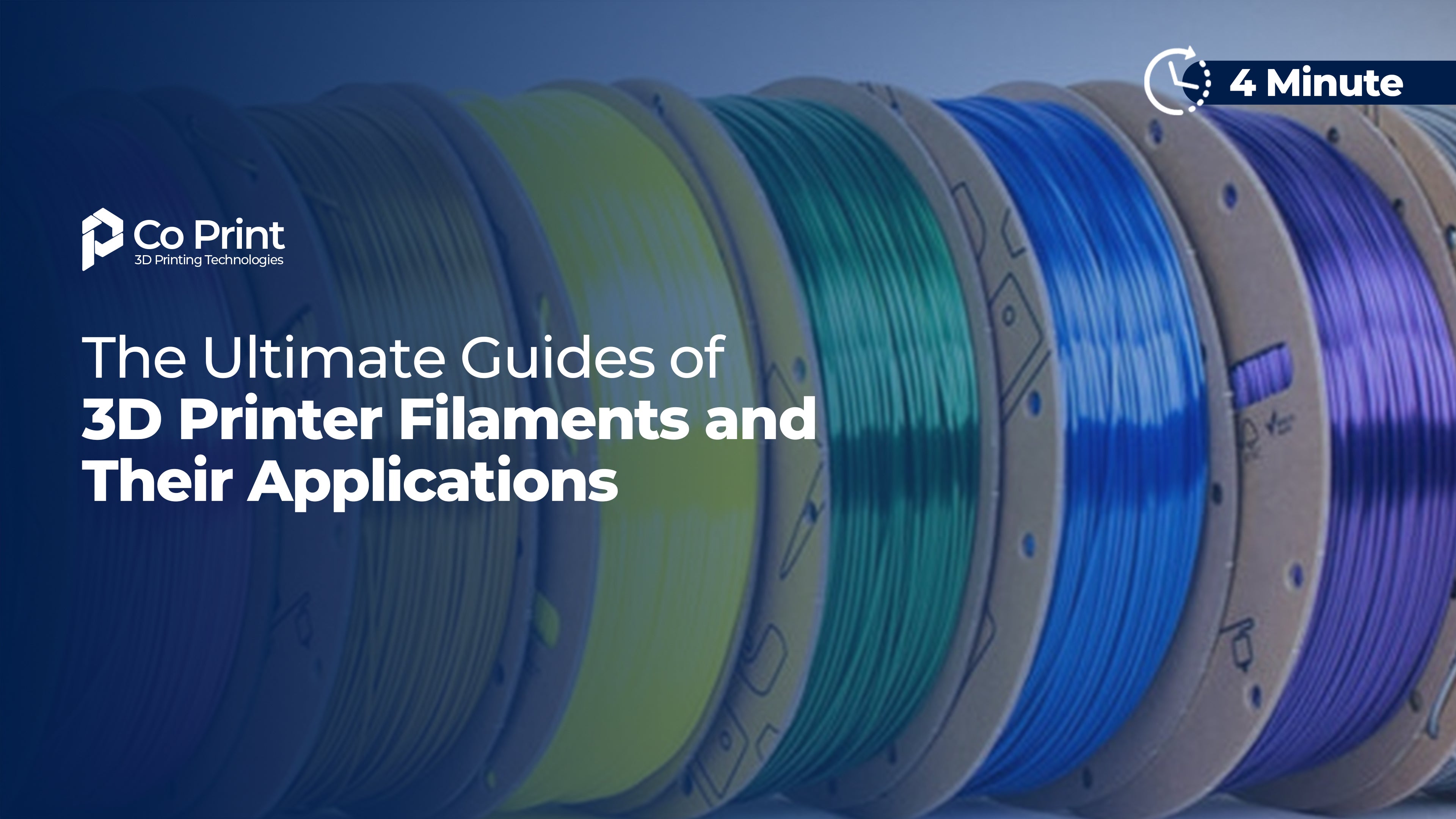 The Ultimate Guides Of 3D Printer Filaments and Their Applications – Co ...