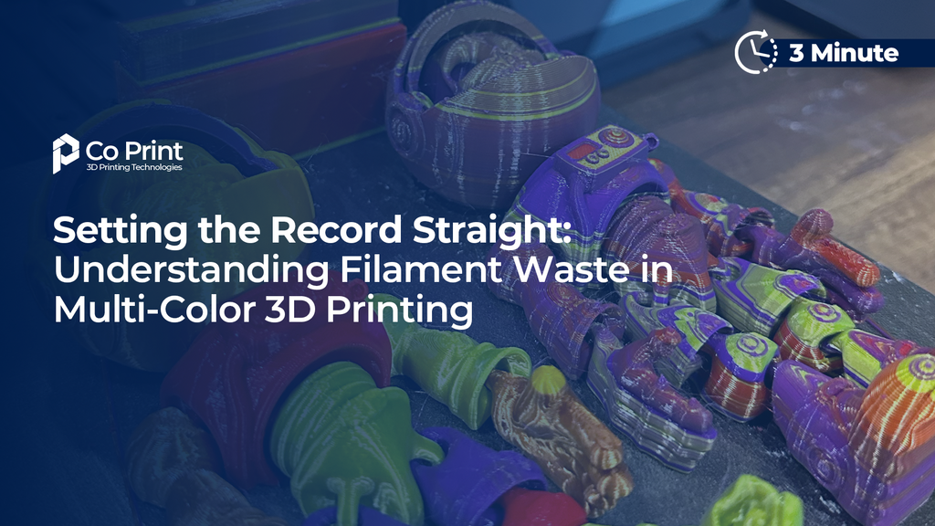 Setting the Record Straight: Understanding Filament Waste in Multi-Color 3D Printing
