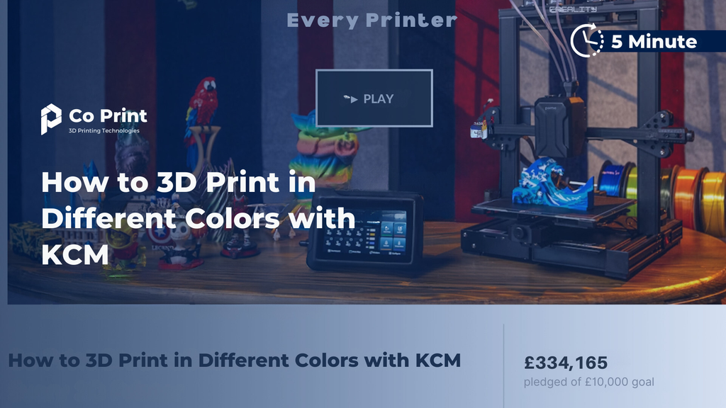 Meet KCM Set: How to 3D Print in Different Colors with Klipper Chroma Set