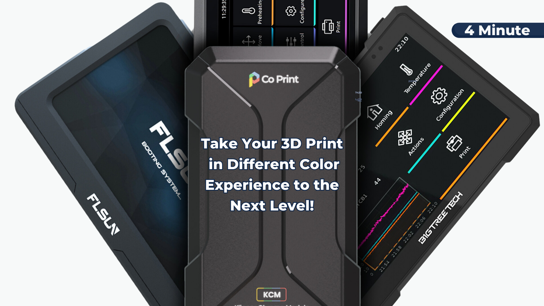 Take Your 3D Print in Different Color Experience to the Next Level!