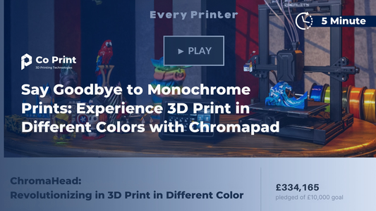 Say Goodbye to Monochrome Prints: Experience 3D Print in Different Colors with Chromapad
