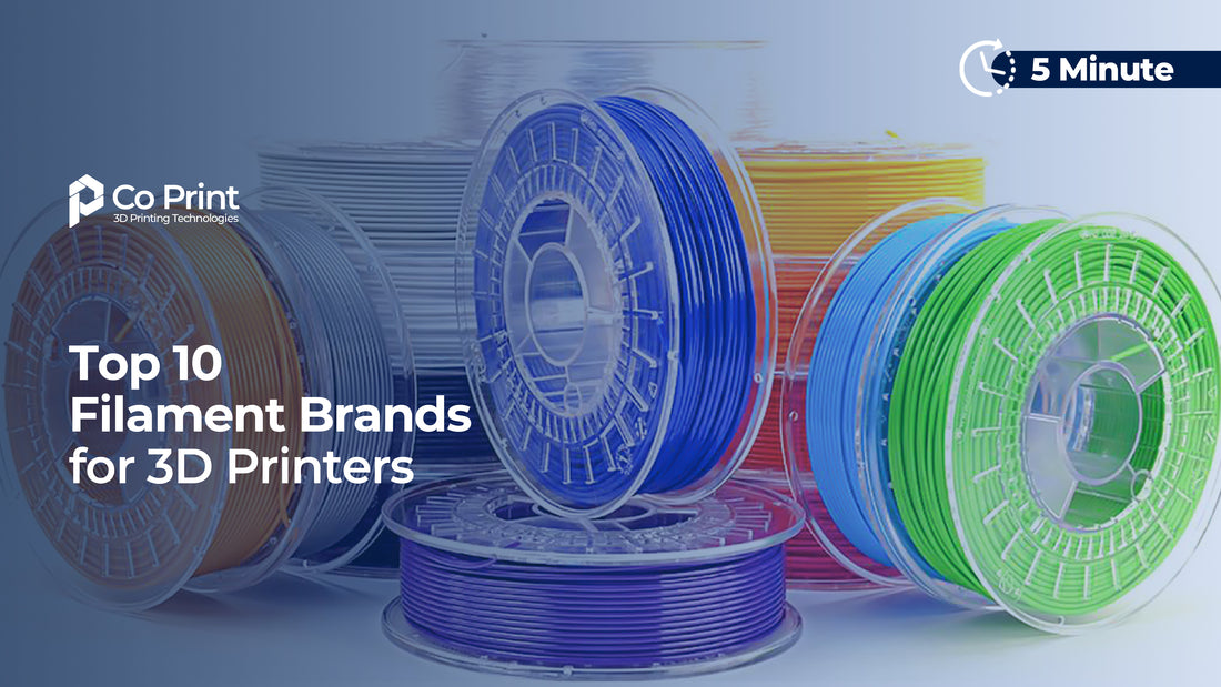 Top 10 Filament Brands for 3D Printers