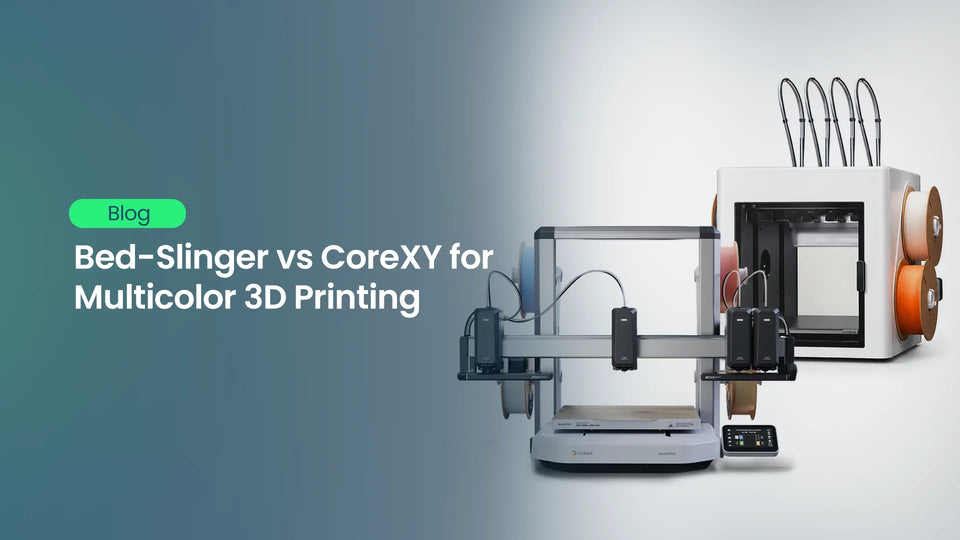 Bed-Slinger vs CoreXY for Multicolor 3D Printing