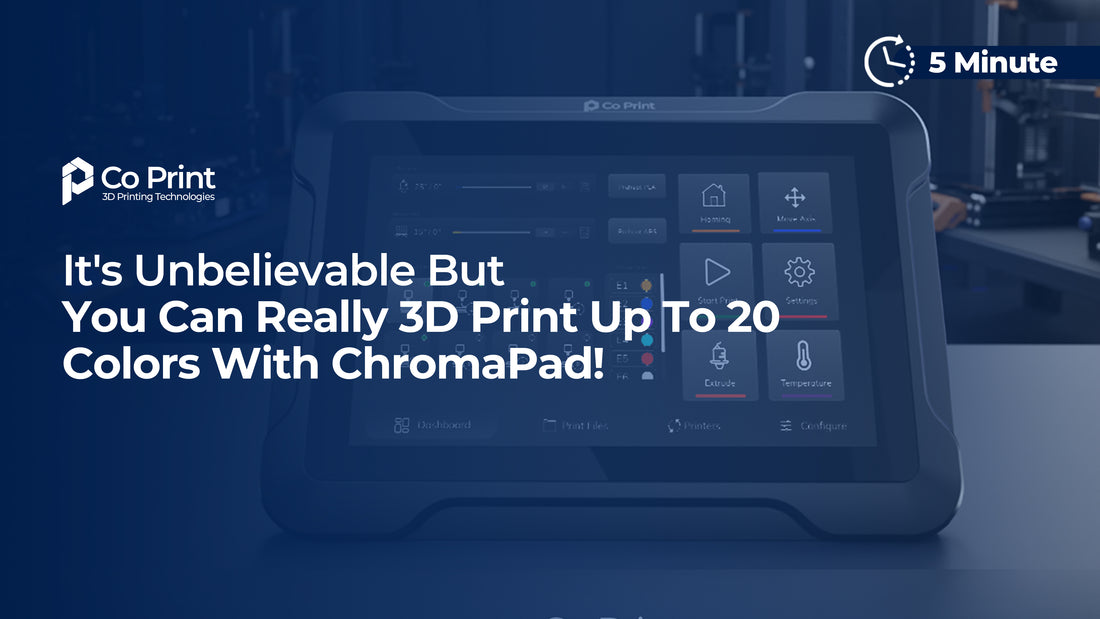 It's Unbelievable But You Can Really 3D Print Up To 20 Colors With ChromaPad!