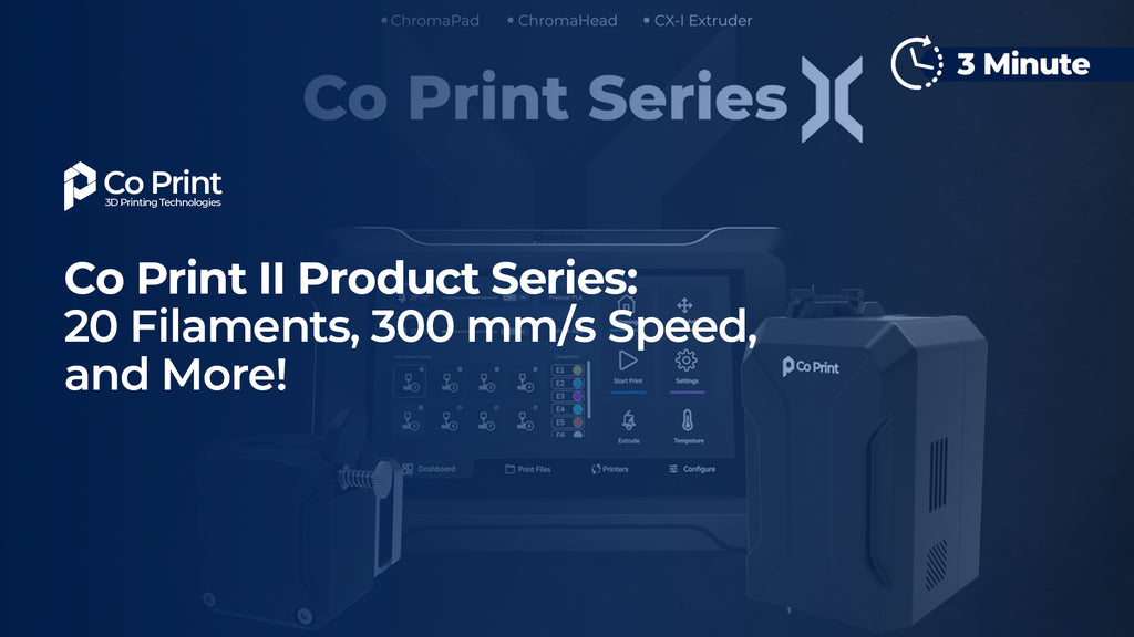 Co Print II Product Series: 20 Filaments, 300 mm/s Speed, and More!