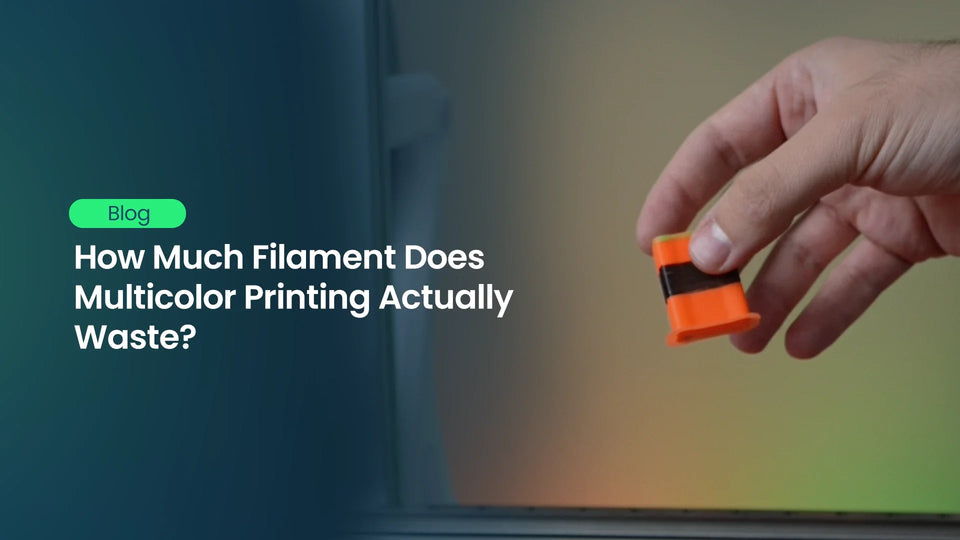 How Much Filament Does Multicolor Printing Actually Waste?