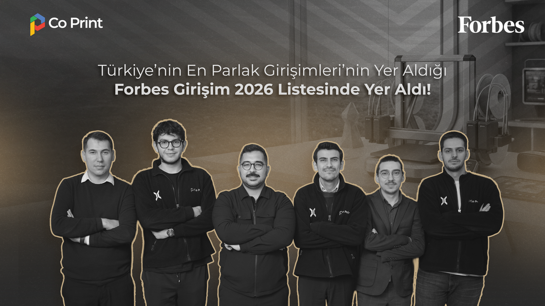Forbes Türkiye Girişim 2026 Listesindeki Co Print, İlk 3D Yazıcısı Quadro'yu Duyurdu