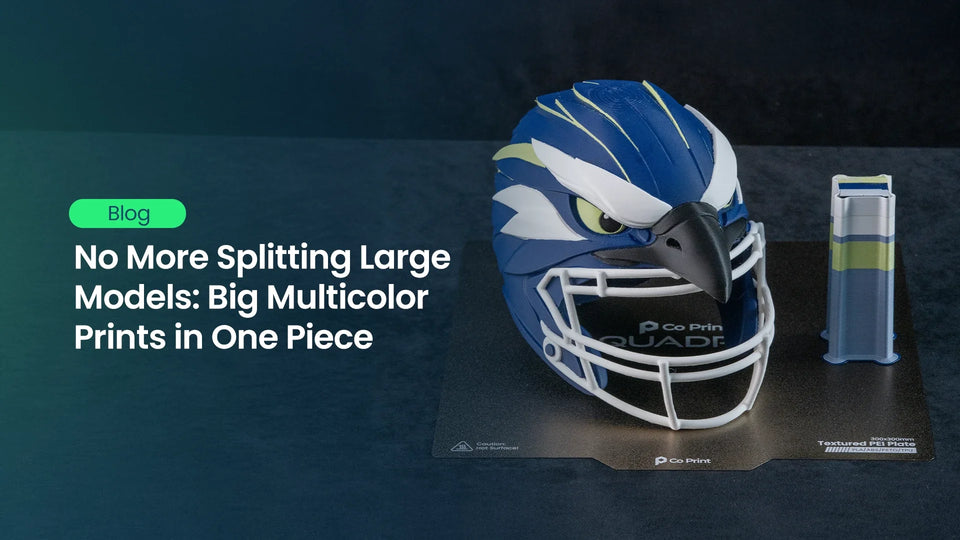 No More Splitting Large Models: Big Multicolor Prints in One Piece