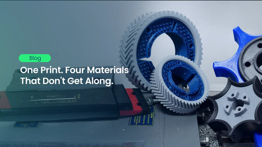 One Print. Four Materials That Don't Get Along.