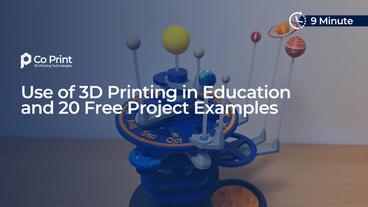 Use of 3D Printing in Education and 20 Free Project Examples