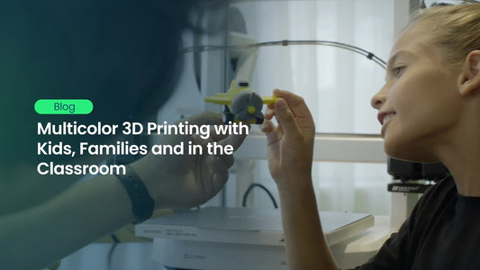 Multicolor 3D Printing with Kids, Families and in the Classroom