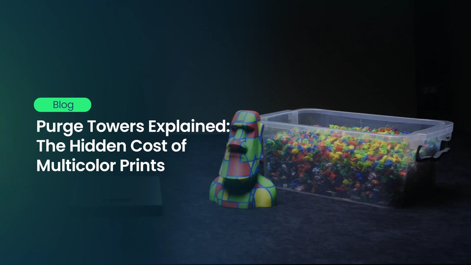 Purge Towers Explained: The Hidden Cost of Multicolor Prints