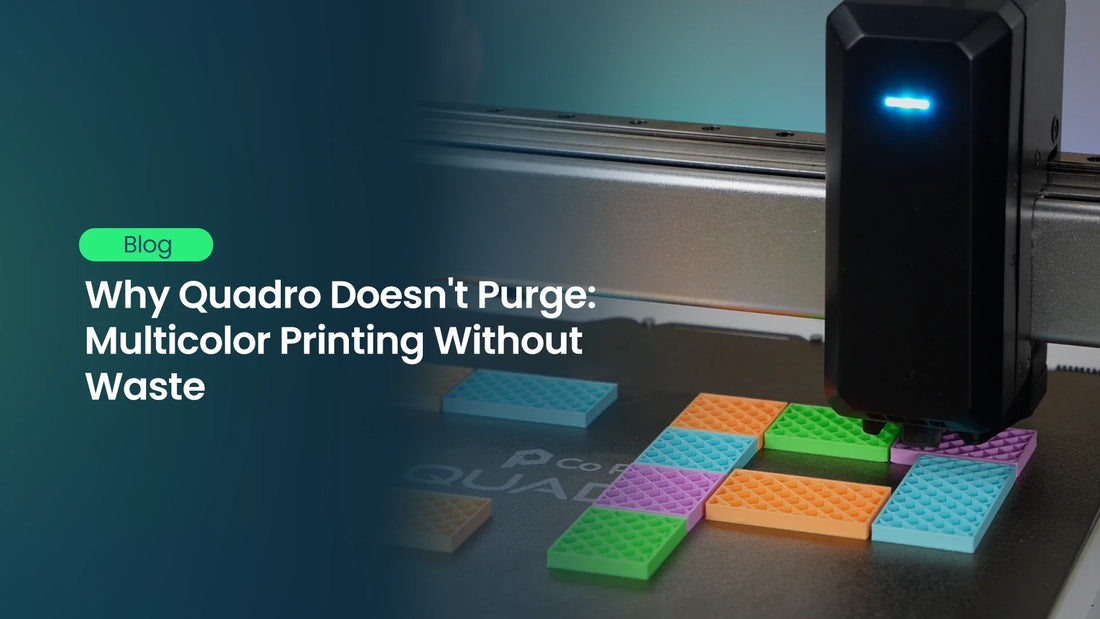 Why Quadro Doesn't Purge: Multicolor Printing Without Waste