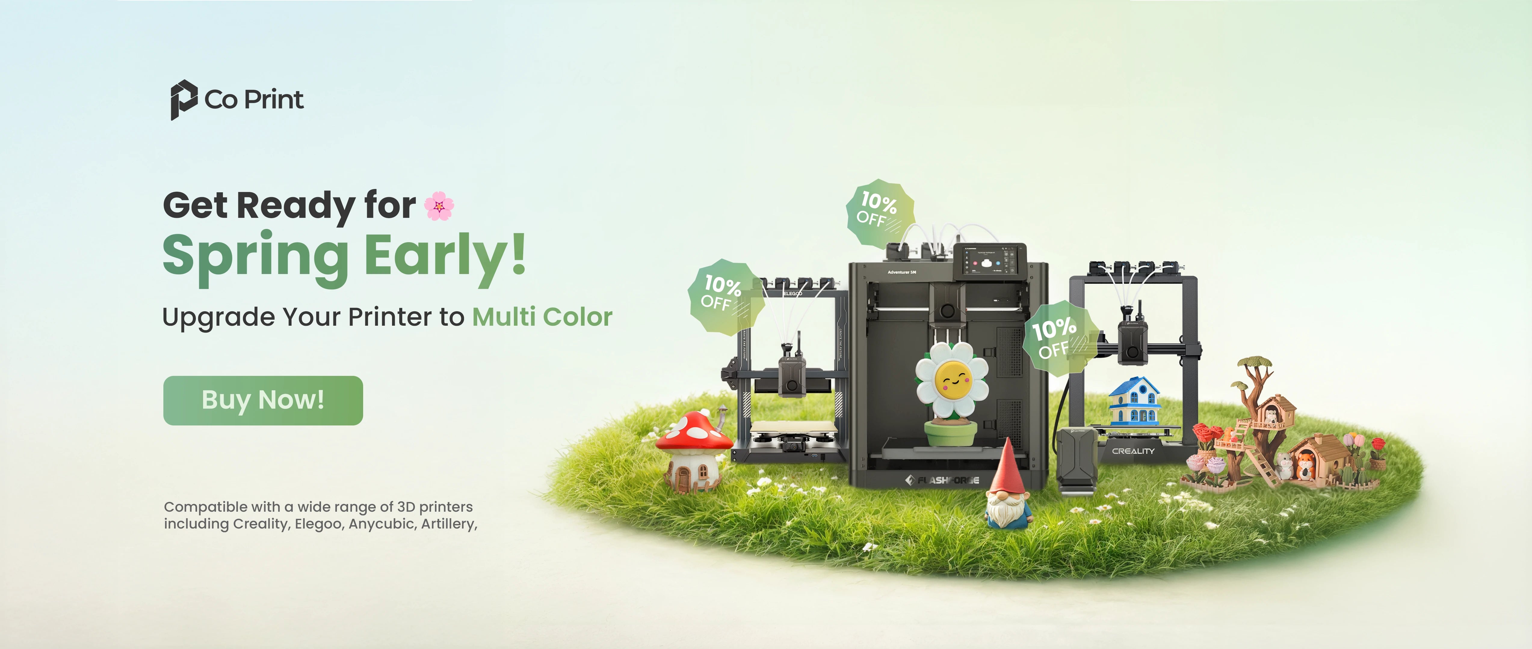 Co Print x Creality colobration on Ender 3 v3 Plus