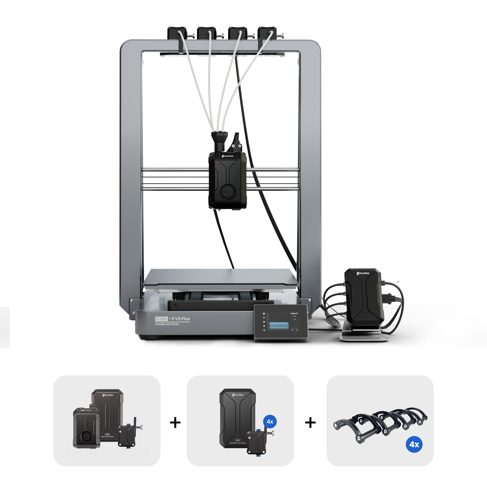 Co Print KCM Set | Multi-Color 3D Printing Upgrade Kit for Klipper