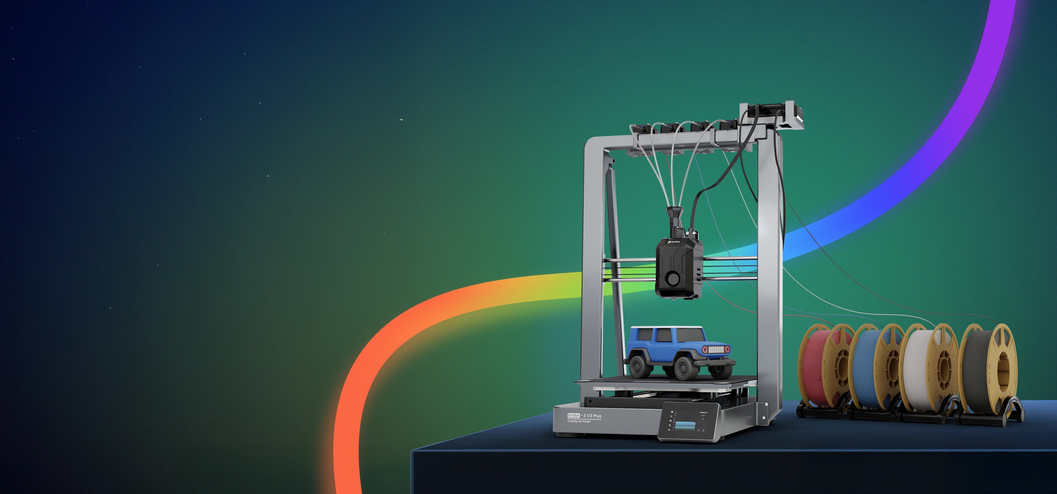 Co Print: Multi color Upgrade Kits for 3D Printer