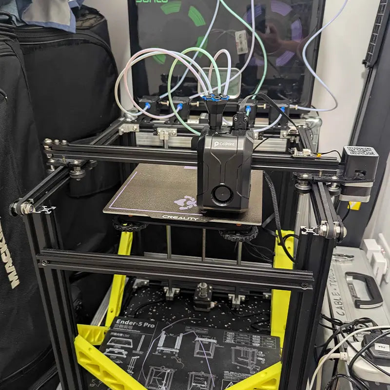 ender 5 printer with co print chromaset