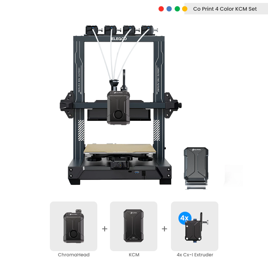 Co Print KCM Seti | Klipper için Çok Renkli 3D Baskı Yükseltme Kiti