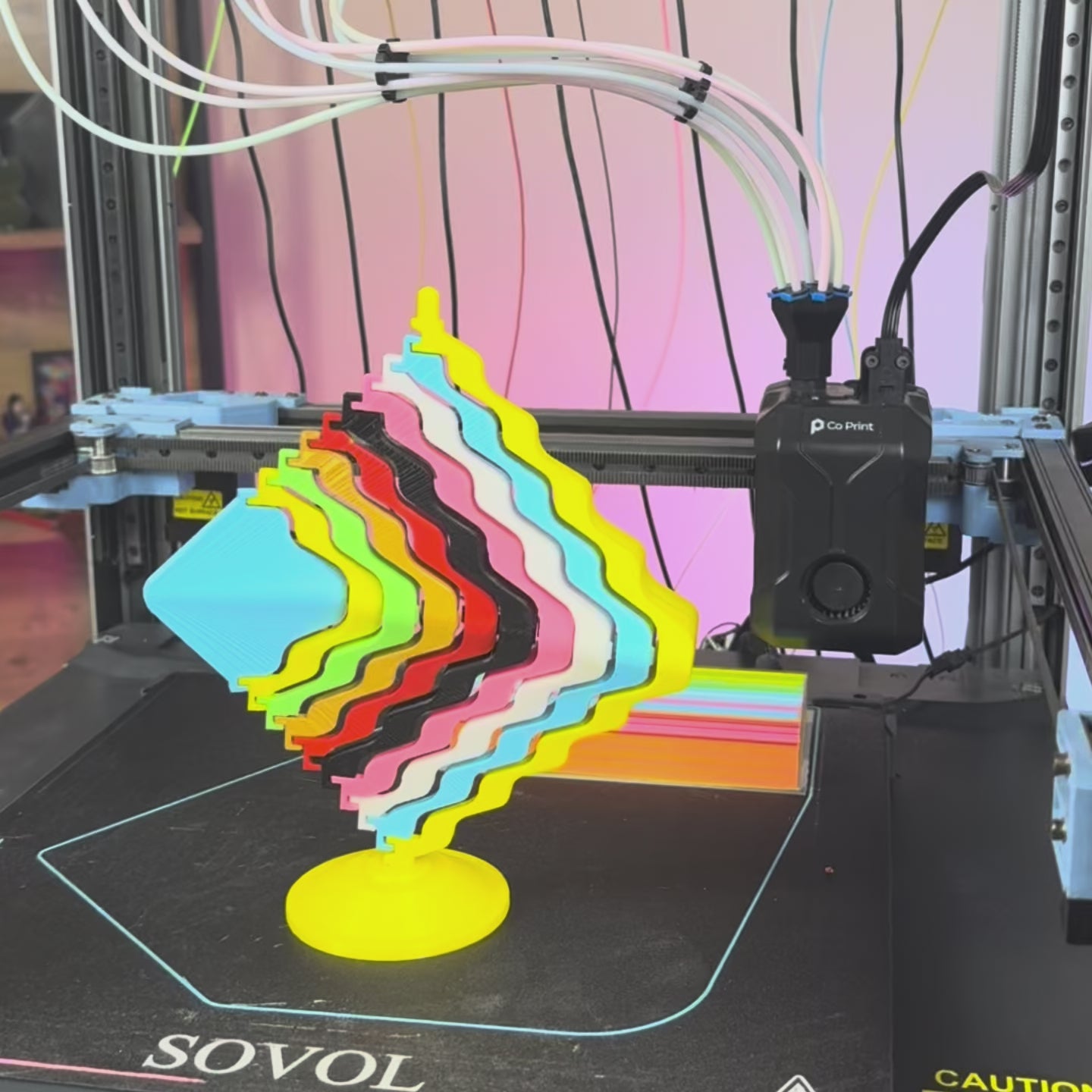 Multi-Color Upgrade Kit for Sovol SV-08 | Co Print KCM Set