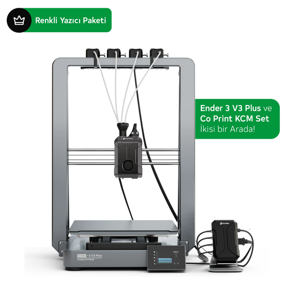 Creality Ender 3 V3 Plus ve Co Print KCM Set Paketi