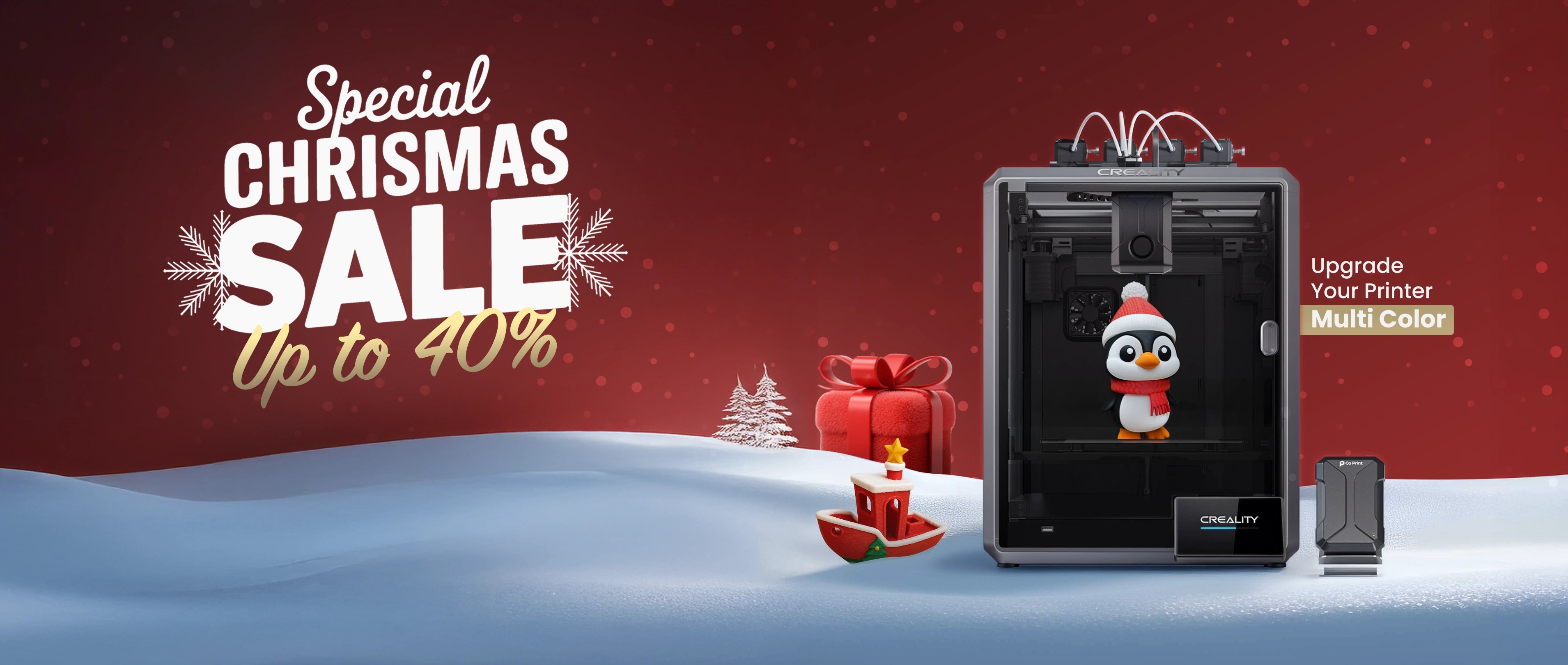 Co Print x Creality colobration on Ender 3 v3 Plus